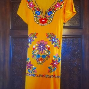Embroidered dress